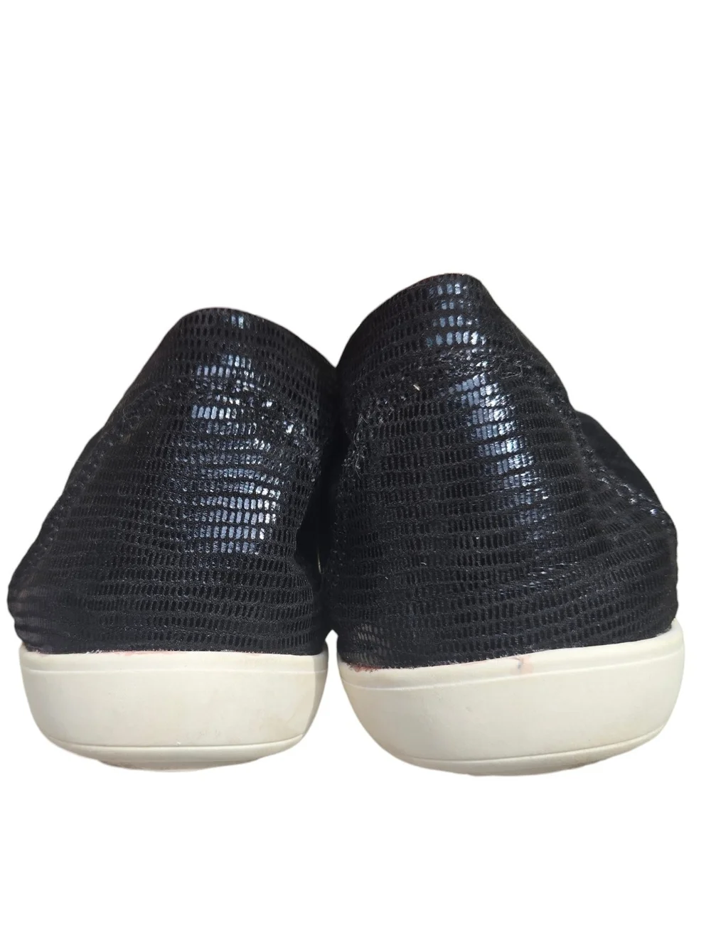 Hush Puppies Tessa Black Suede Ballet Flats Bow Comfort Shoes Women's 9.5M
